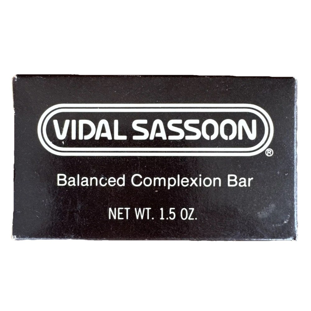 Vintage Vidal Sassoon Balanced Complexion Bar Soap In Box 1.5 Oz