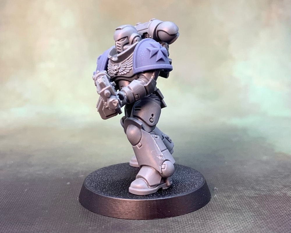 Cross Shoulder Pad - Basic (x5) - compatible w 40k black templars primaris