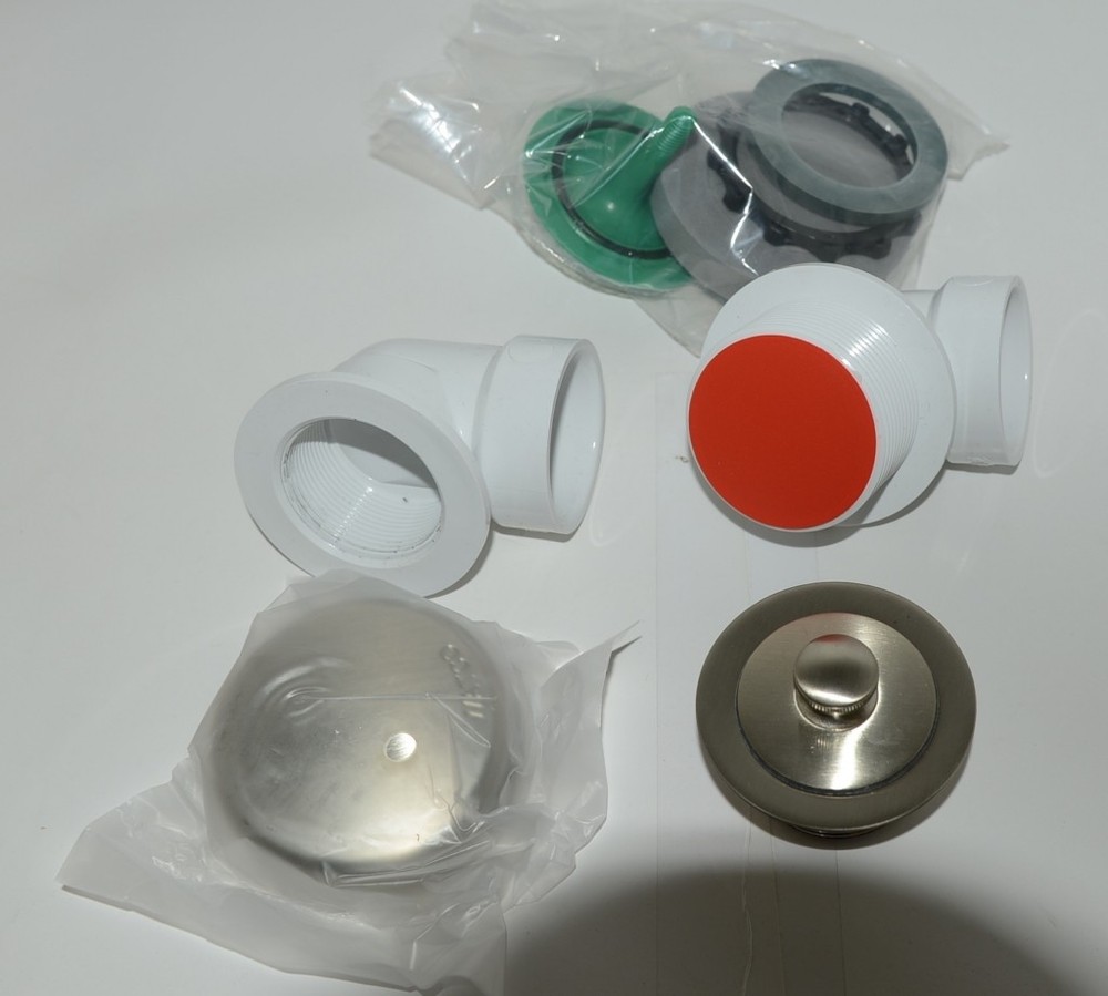 Watco 901 PP PVC BN Brushed Nickel Innovator Push Pull Half Kit Schedule 40