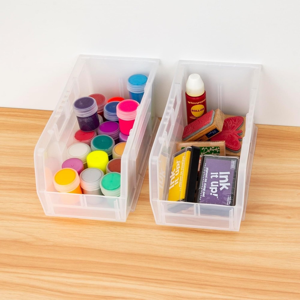 Akro-Mils 30230 AkroBins Plastic Hanging Stackable Storage Organizer Bin, 11-Inc