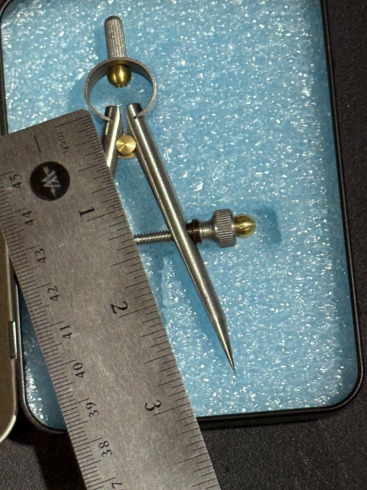 3" Solid Carbide Tipped Precision Divider / marking tool