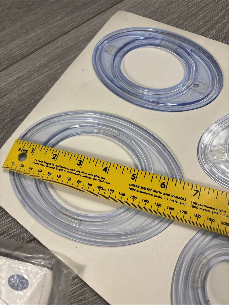 Creative Memories Custom Cutting System 4 Oval Pattern Template Set Scrapbooking