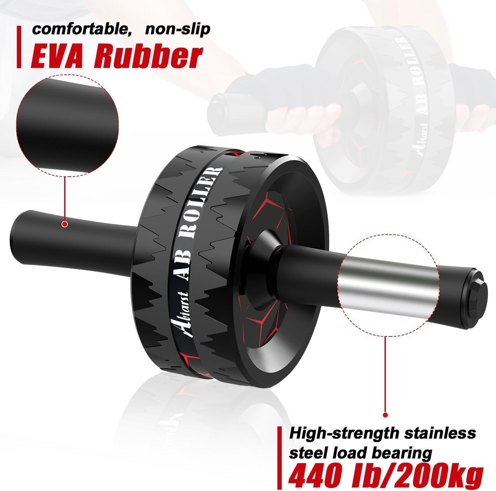 Ab Roller Wheel Abs Workout Equipment Abdominal & Core Strength Training Home