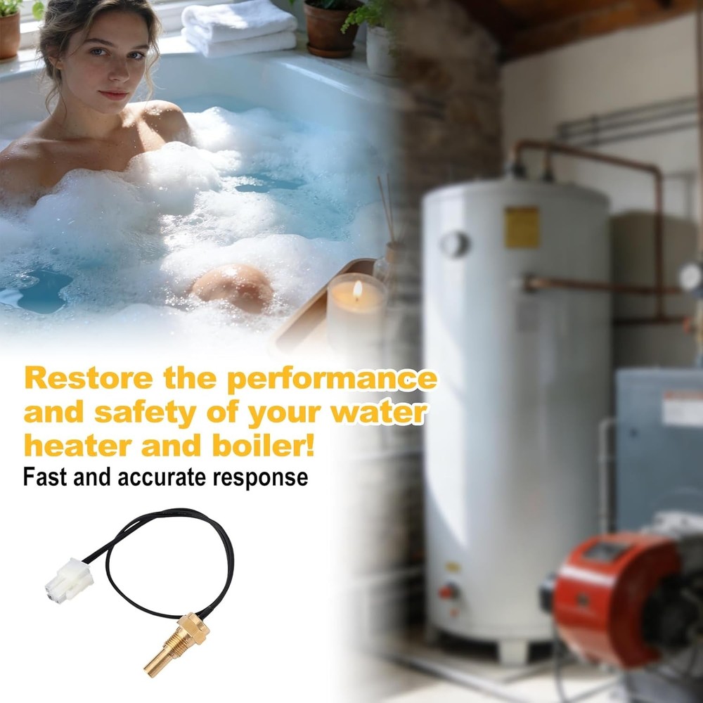 Water Heater Chamber Sensor for AP19299, Ultra Low Nox Tankless Thermistor Repla