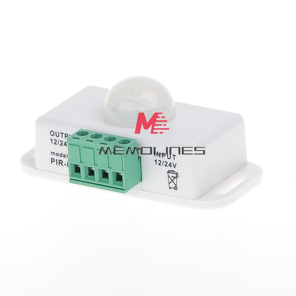 Automatic DC 12-24V 6A/8A infrared PIR Motion Sensor Switch For LED Strip Light