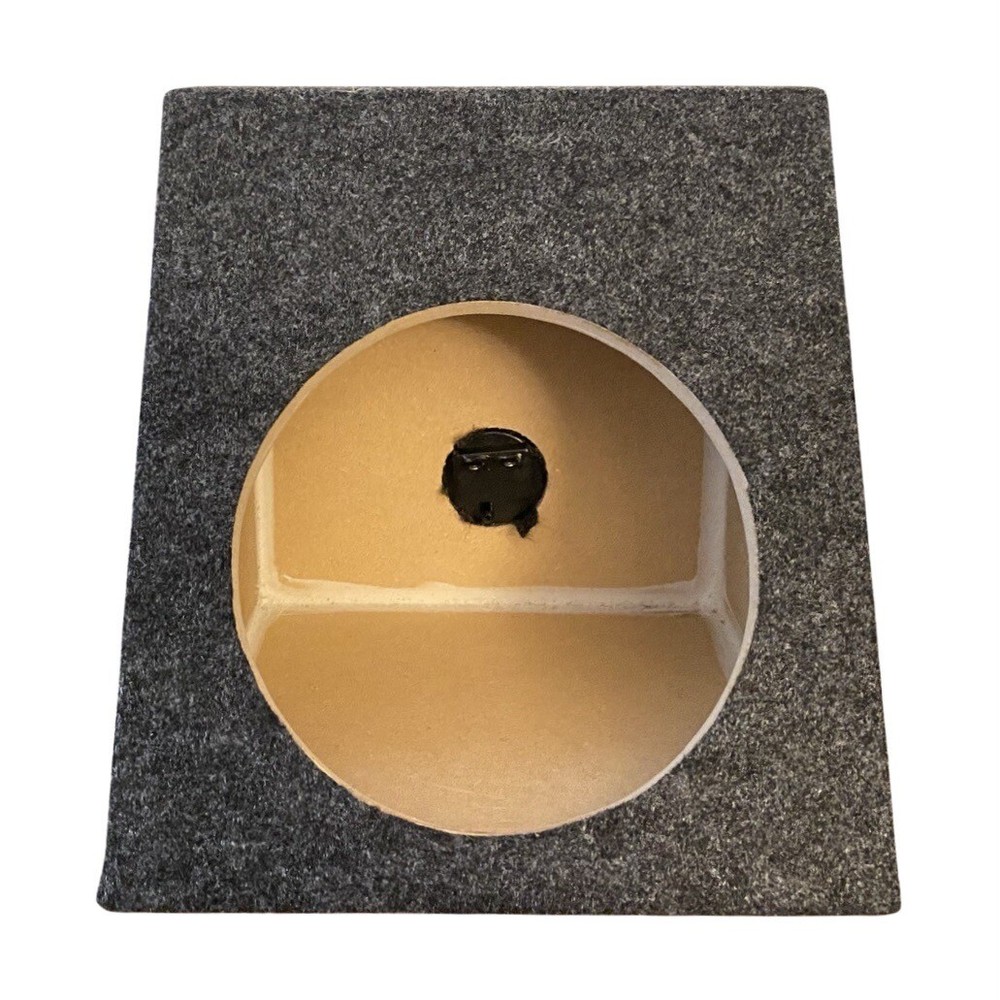 8” Sealed Angled Single Subwoofer Enclosure Car Audio Speaker MDF-Gray