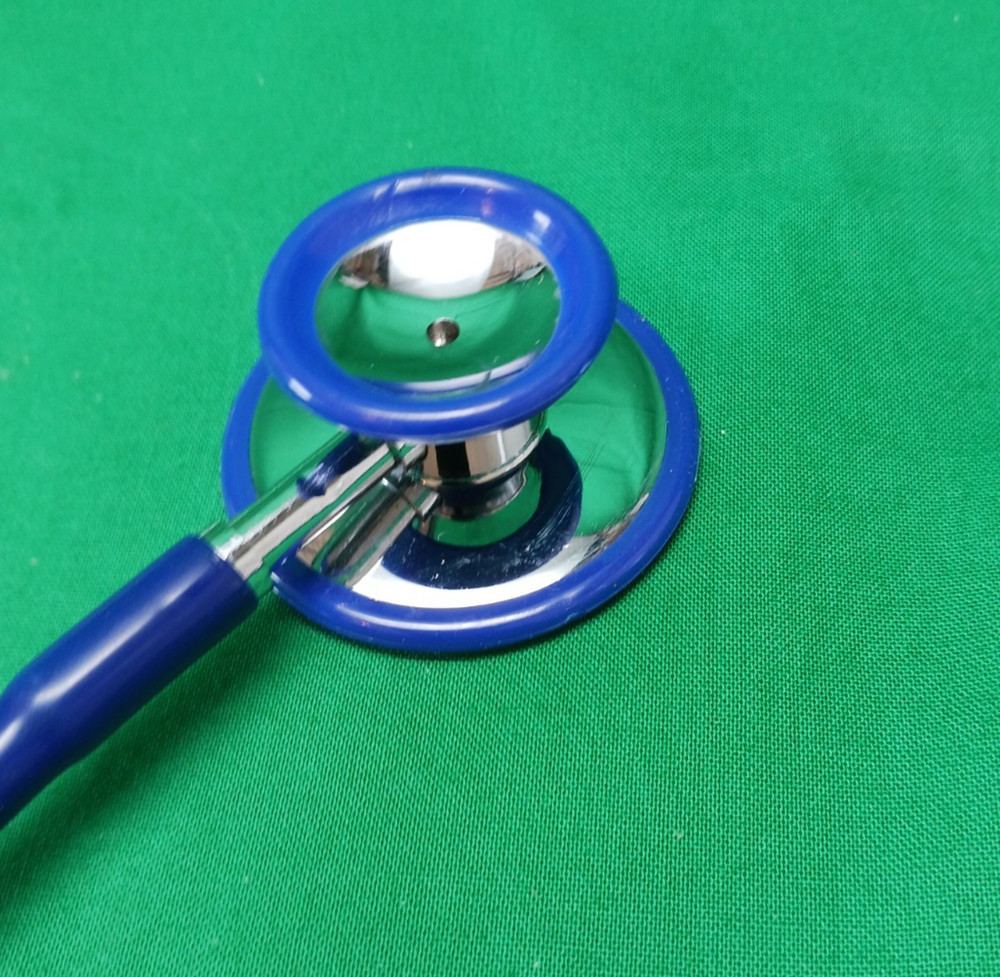 Unbranded Dual Head Stethoscope Blue Needs Ear Tips