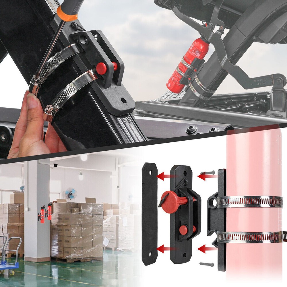 Adjustable Roll Bar Fire Extingui Quick Release UTV Fire Extinguisher Mount Kits