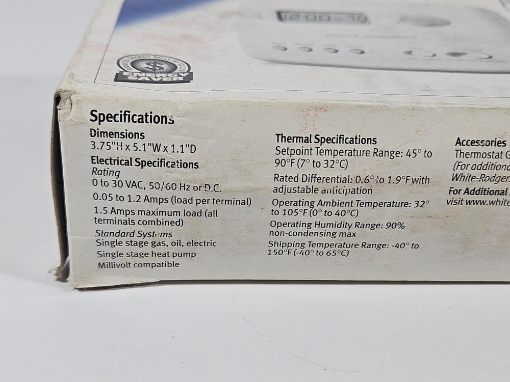 1F78-151 White-Rodgers Single Stage Programmable Thermostat