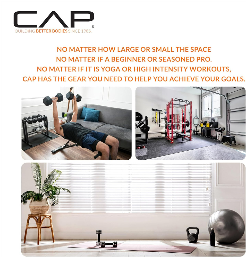 Coated Hex Dumbbell Weight - Single | 10-120 Lbs | Multiple Options