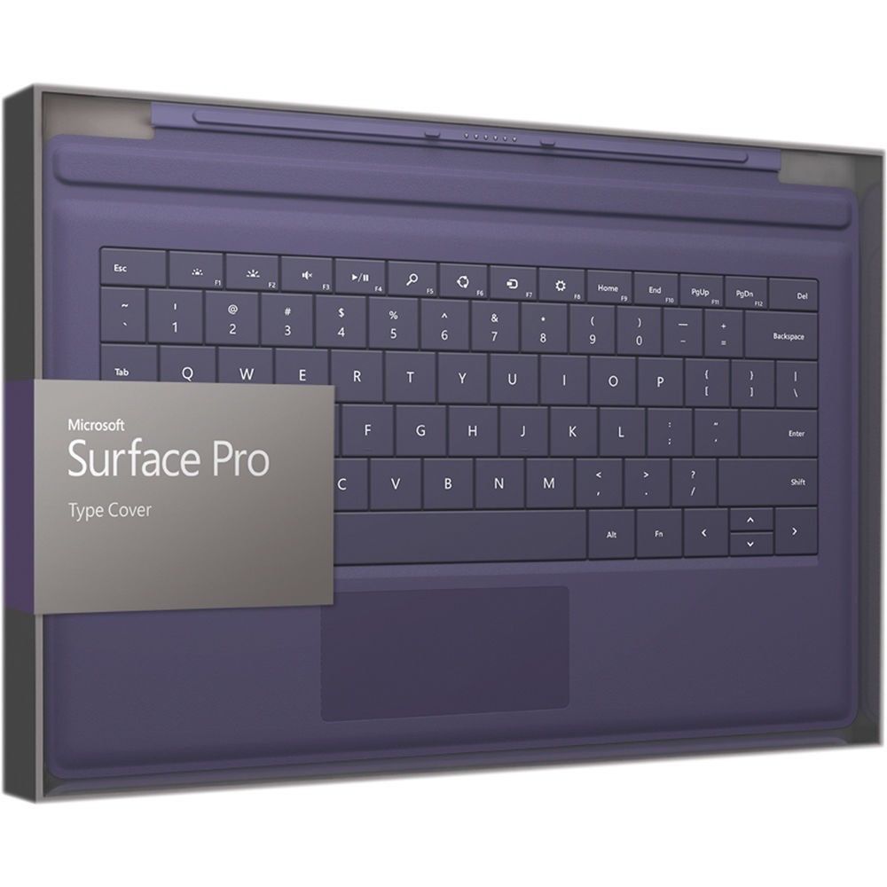 Microsoft Surface Pro Type Cover Keyboard for Pro 3, 4, 5, 6   -  PURPLE