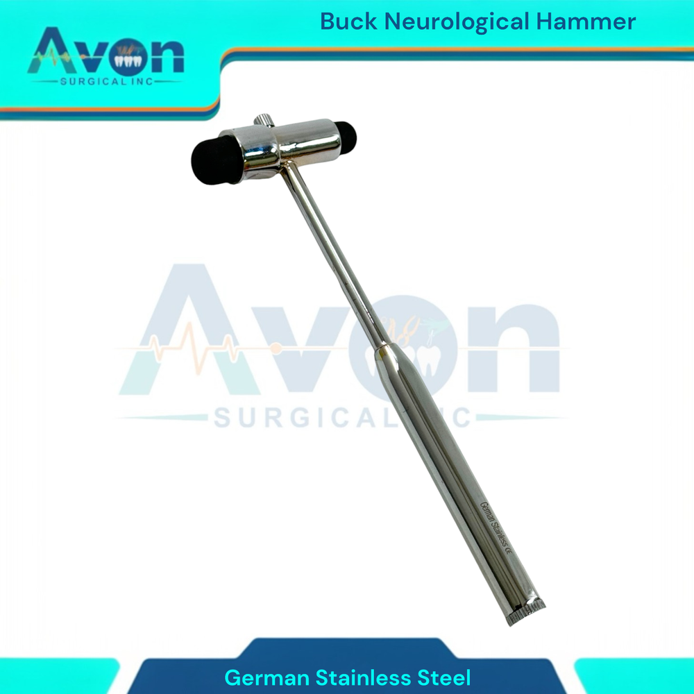 Neuro Reflex Testing Examination Buck Hammer with German Stainless Steel Handle