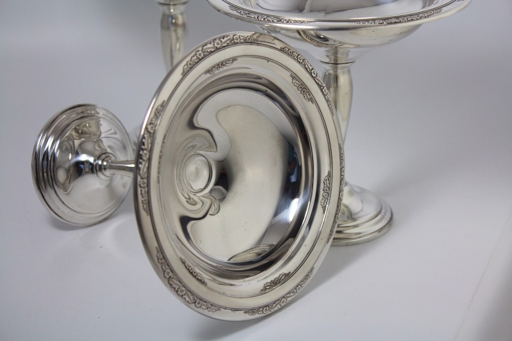 Sterling Silver Compote Bowls by International Courtship Pattern 3 available