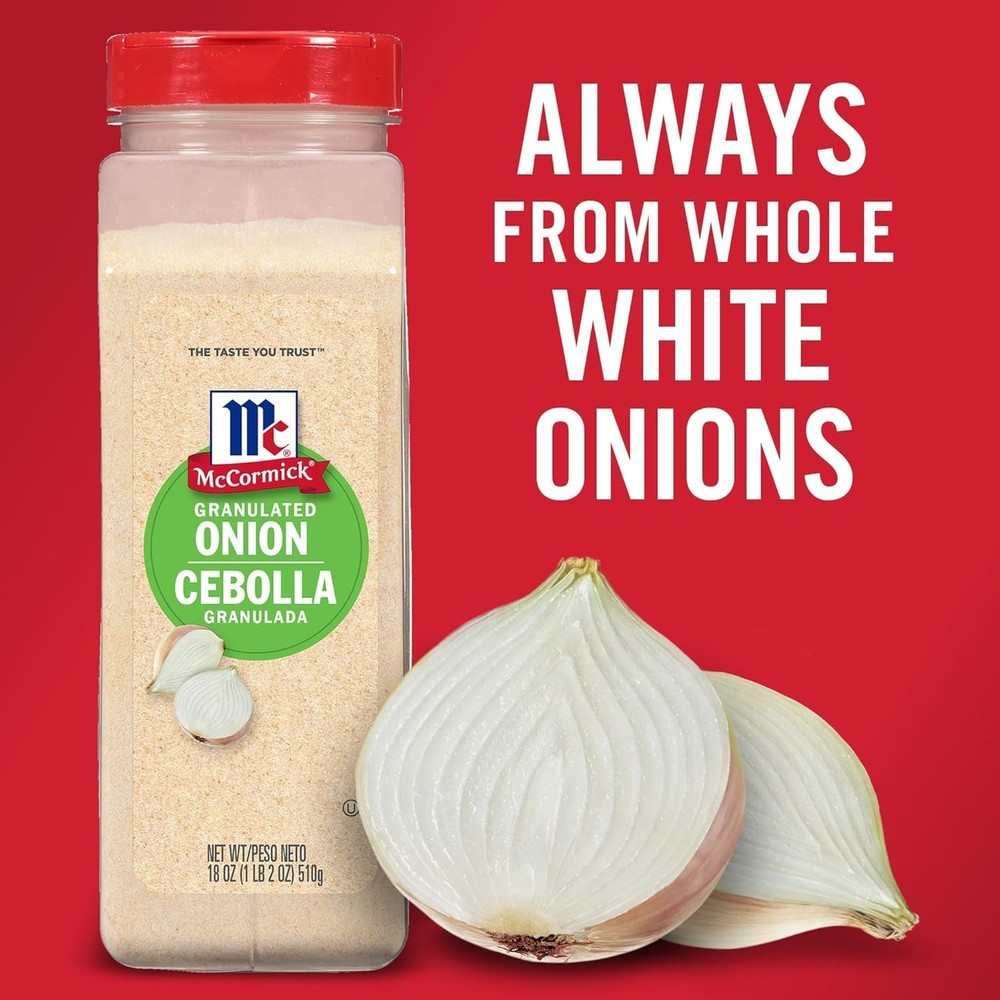 McCormick Granulated Onion, 18 oz