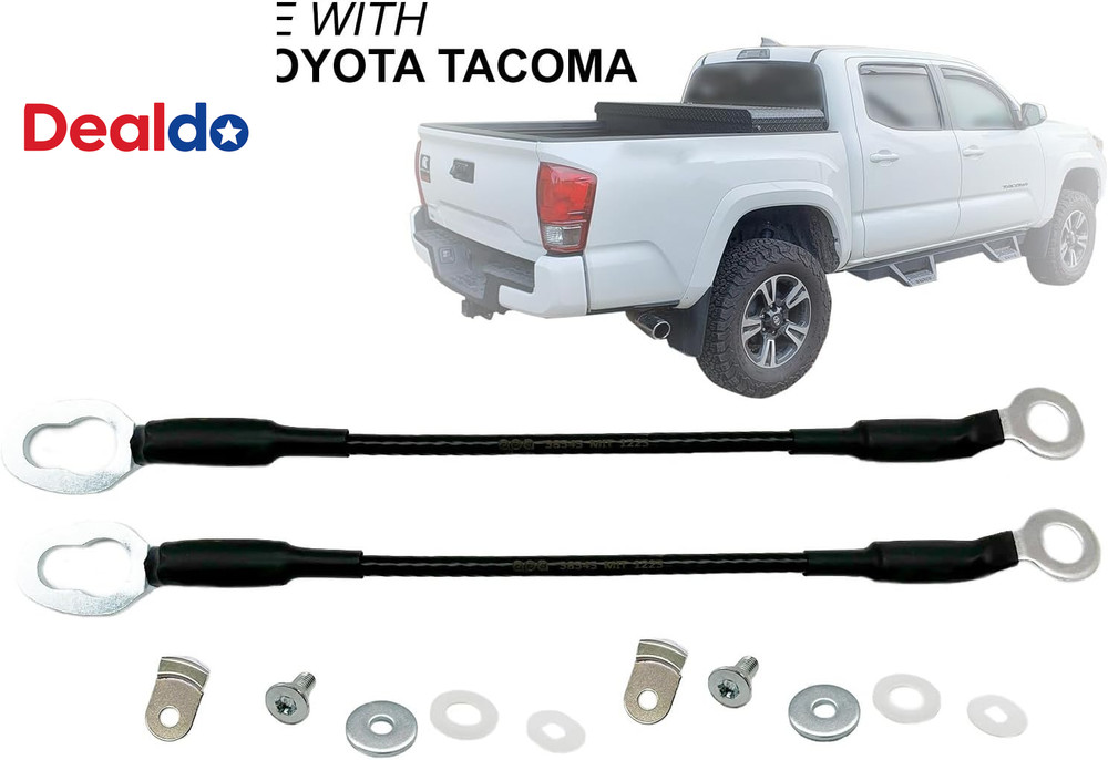 APA Replacement Tailgate Cable with Hardware for 2005-2015 Tacoma Pair Passenger