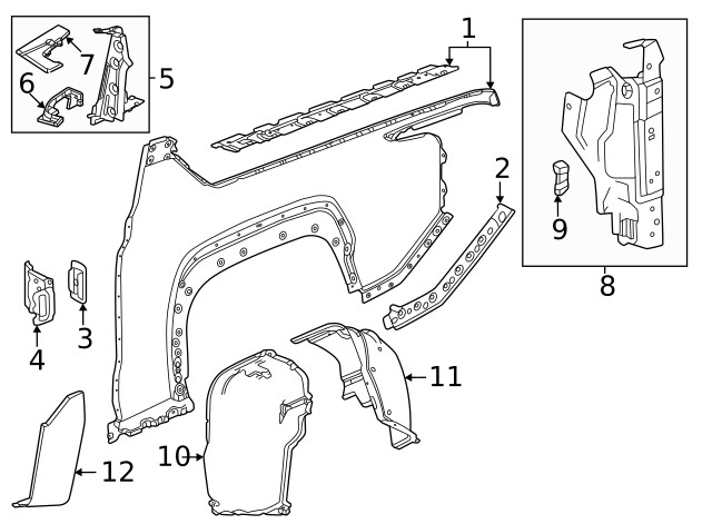 Genuine GM Upper Reinforced 85068876