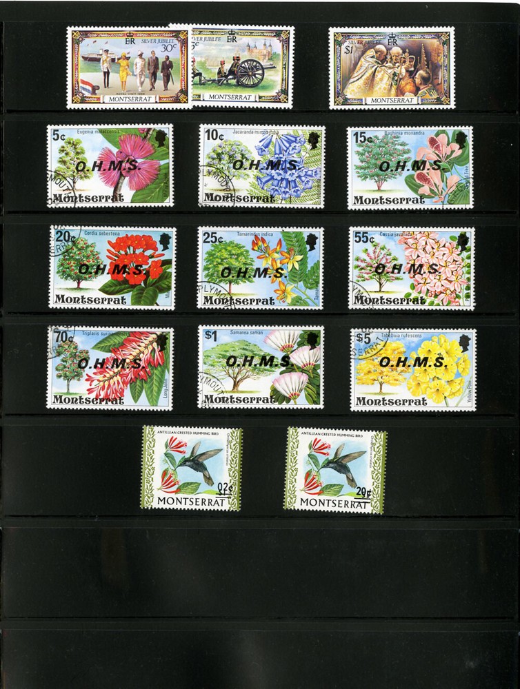 Montserrat Stamps Mint NH Collection