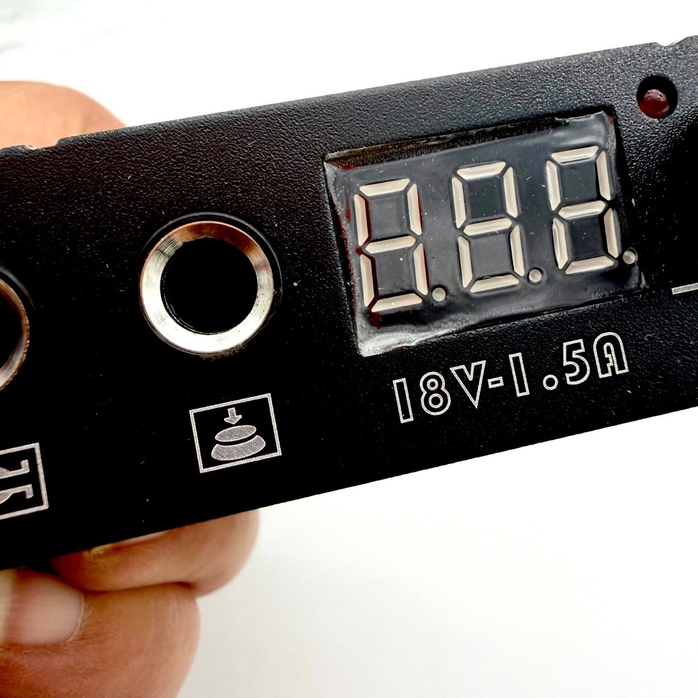 Dragonhawk Tattoo Power Supply Digital Display Original Box Grey Black Metal