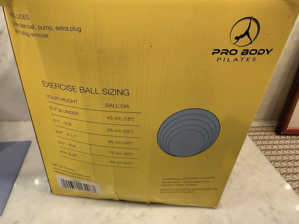 Pro Body 85 Cm Pilates Exercise Ball