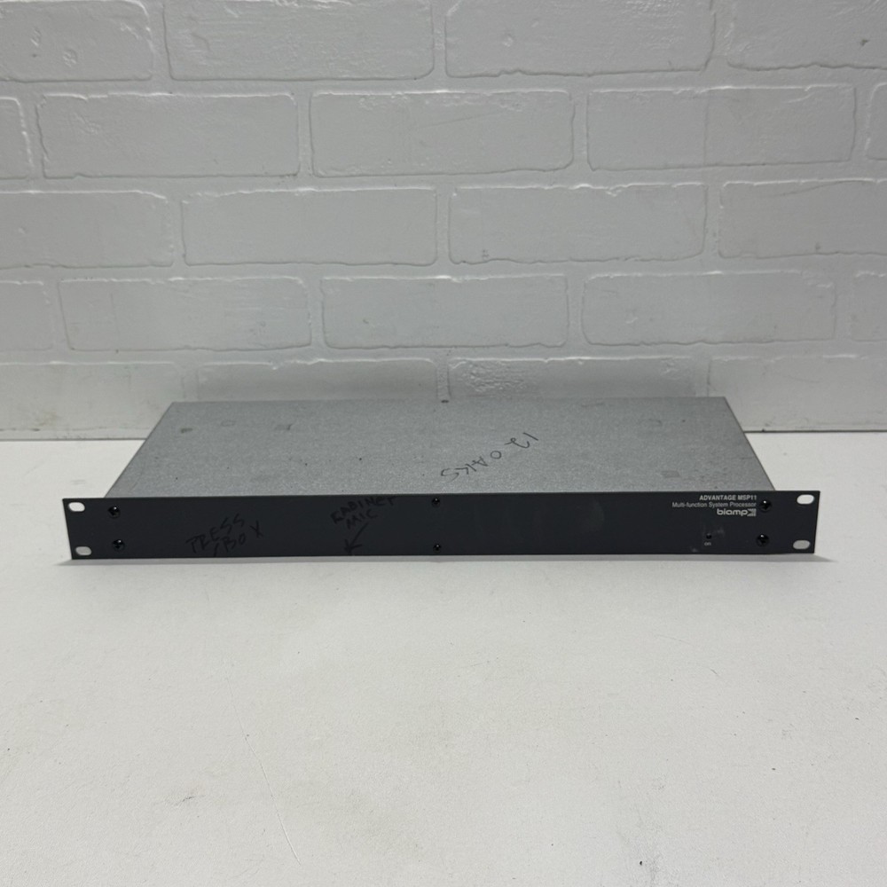 Biamp Advantage MSP11 Multi-Function System Processor
