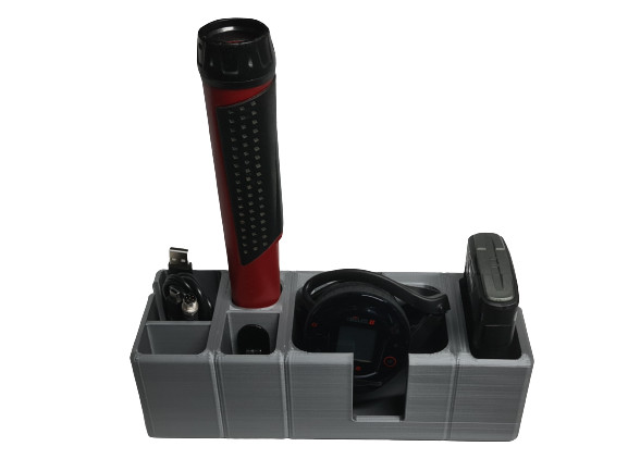 Xp Deus II Organiser Box With Coil Wall Holder