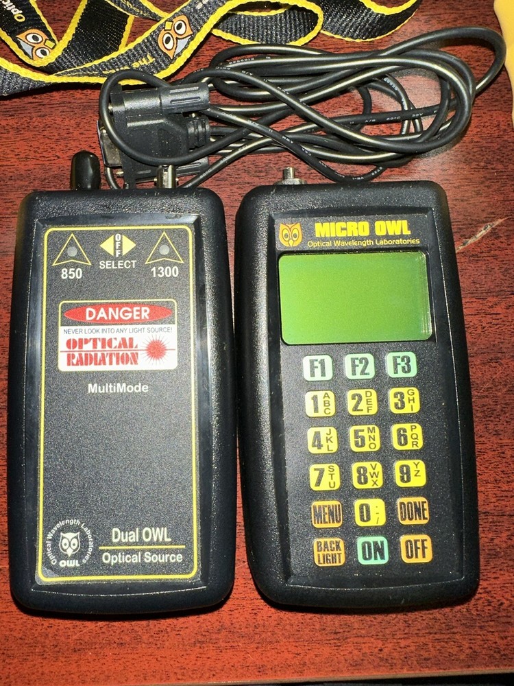 Micro Owl MO-1 ver 1.30e Optical Power Meter and DO-1 Optical Source With Case