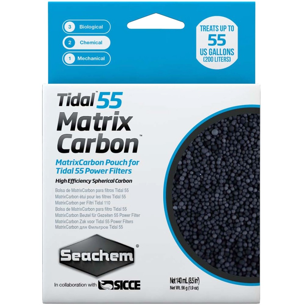 Seachem Tidal 55 Matrix Carbon Pre-Bagged High Efficiency Spherical Carbon