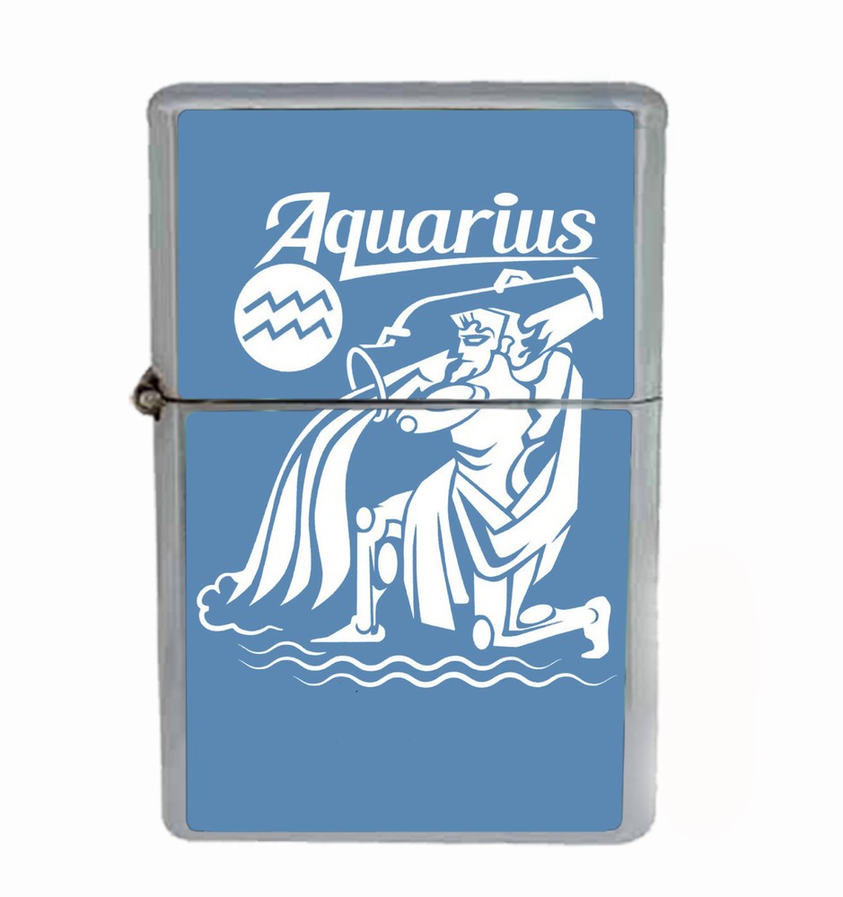 Aquarius Rs1 Flip Top Oil Lighter Wind Resistant