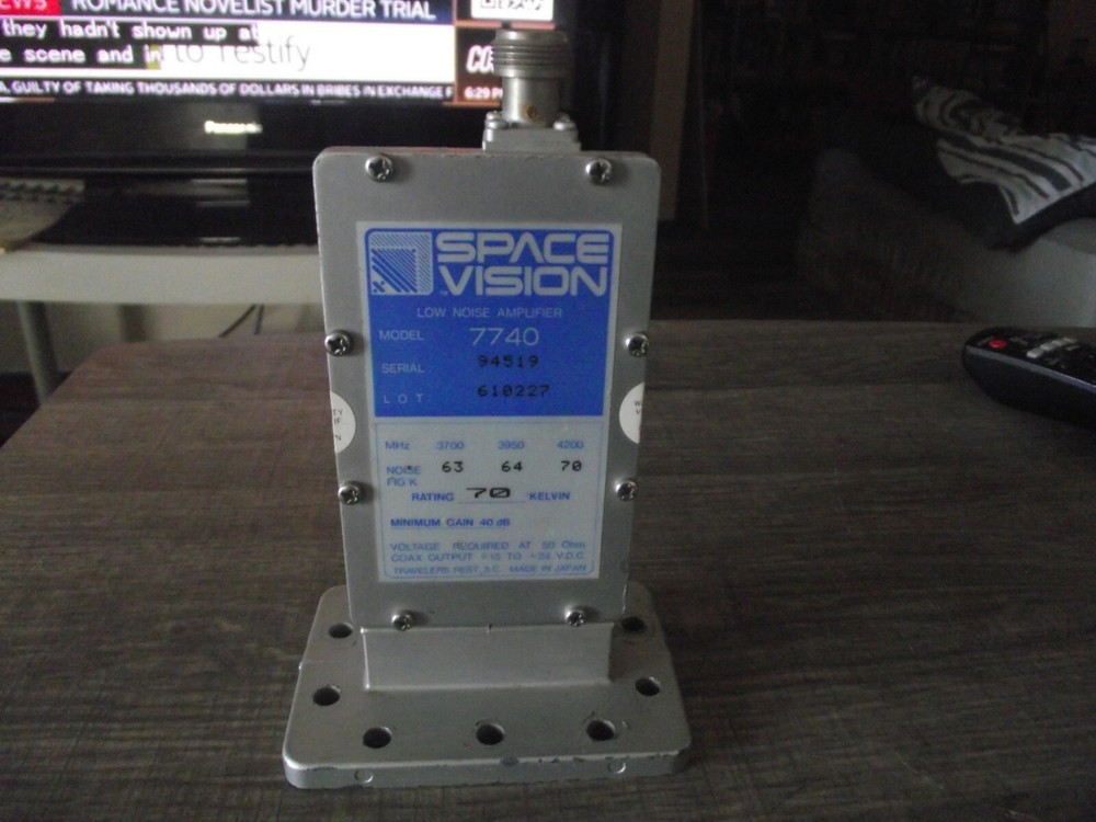 SPACE VISION LOW NOISE AMPLIFIER MODEL 7740