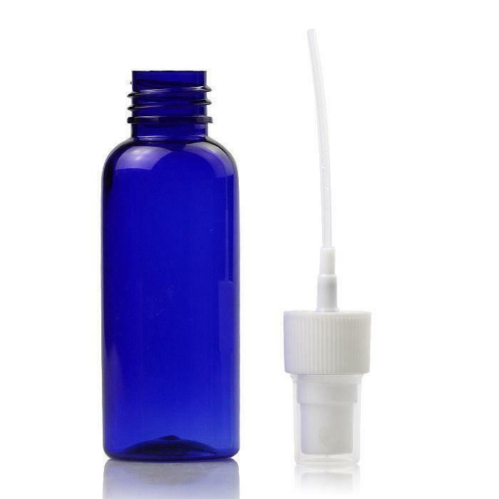 25pcs 100ml Blue spray BOTTLE with rounded shoulder for face makeup