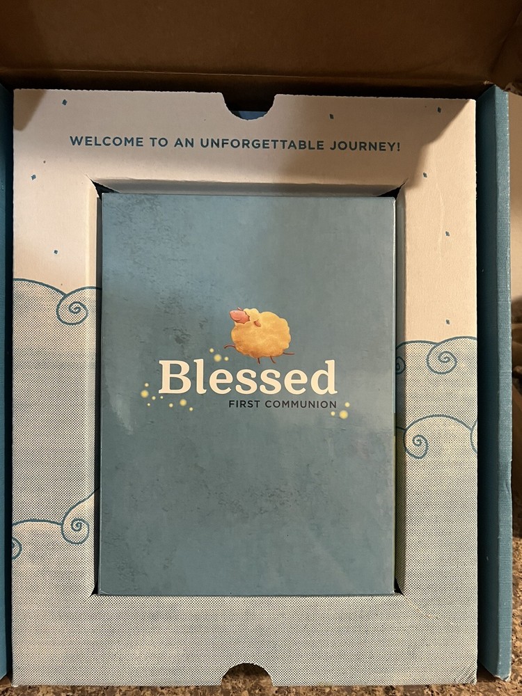 Blessed First communion book lesson box set