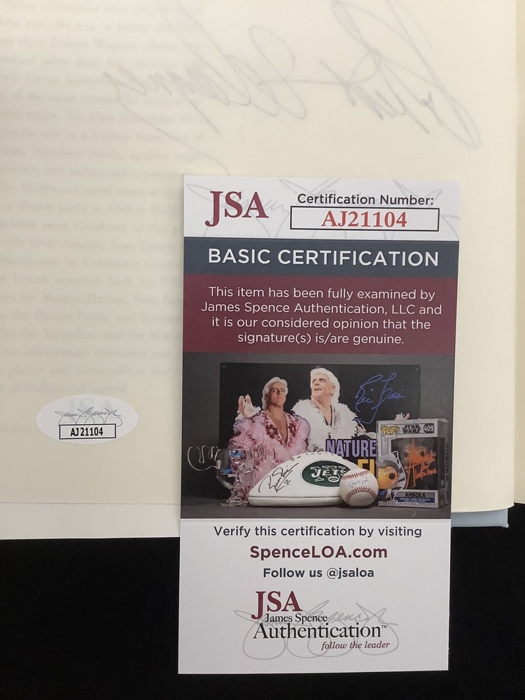 Robert Wagner Signed Book You Must Remember This Actor HCB Autograph JSA 2