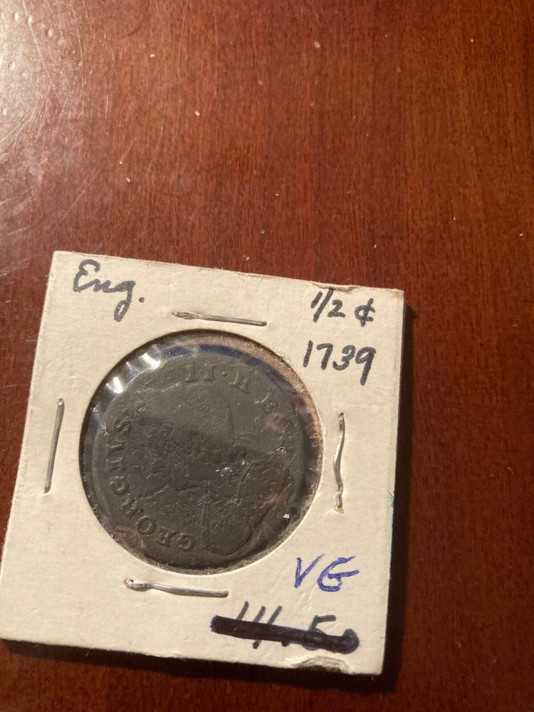 1739 Great Britain Half Penny