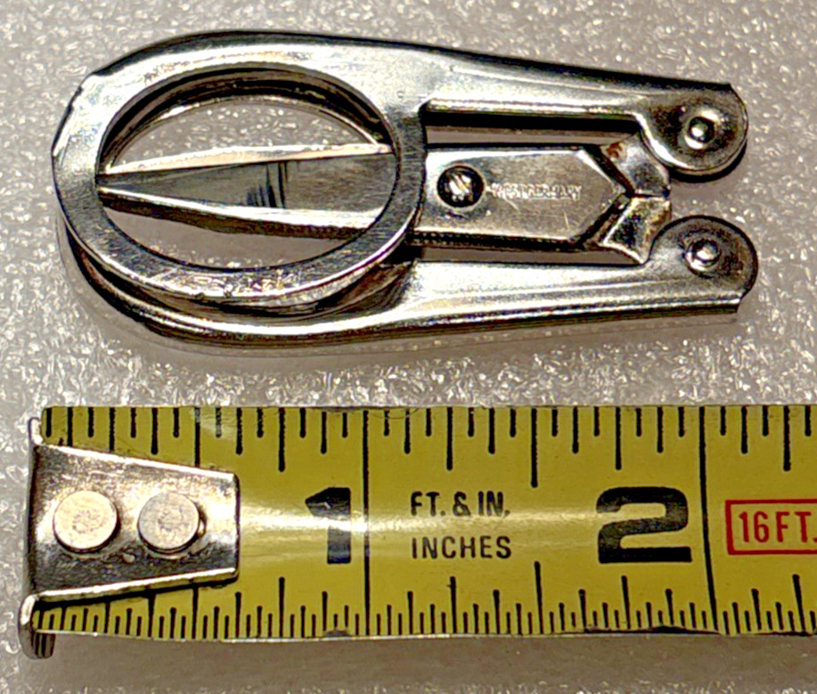 West Germany Folding Travel Scissors - Cut Nicely- Fold Easily -Clean and Sharp
