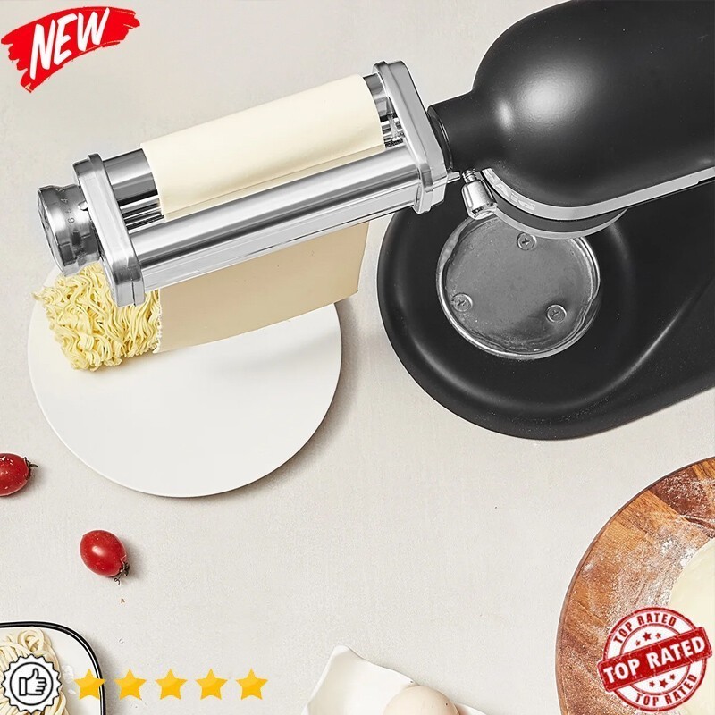 Pasta Maker Attachment Mixers Kitchen 8 Adjustable Setting Aid Stand Mixer Acces