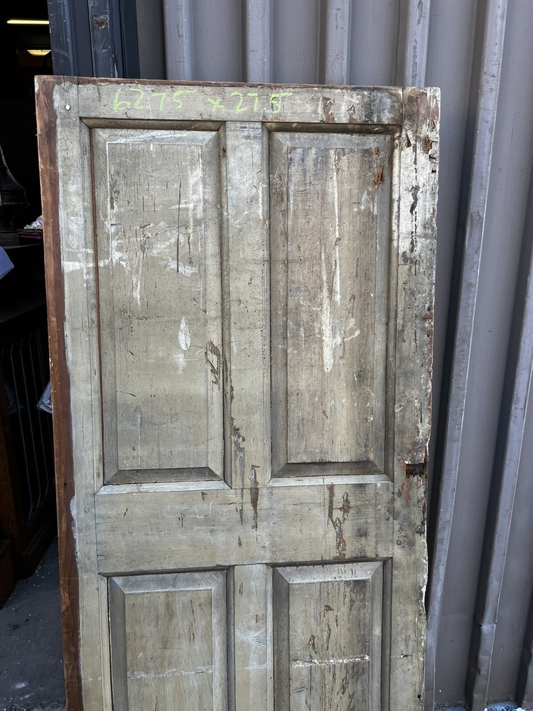 c1760 RAISED panel INDIAN style shutter panel 62.75 X 27.5” MORTISED & PEGGED