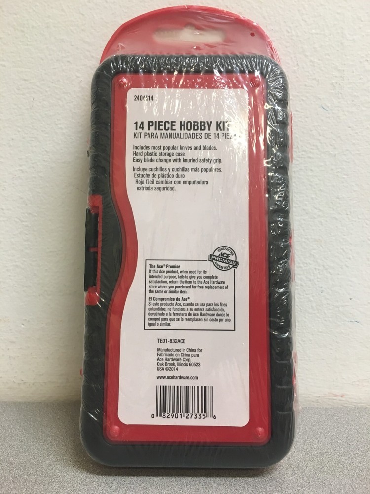 Hobby Knife Set 2404614 10" Fixed Blade 14 pc
