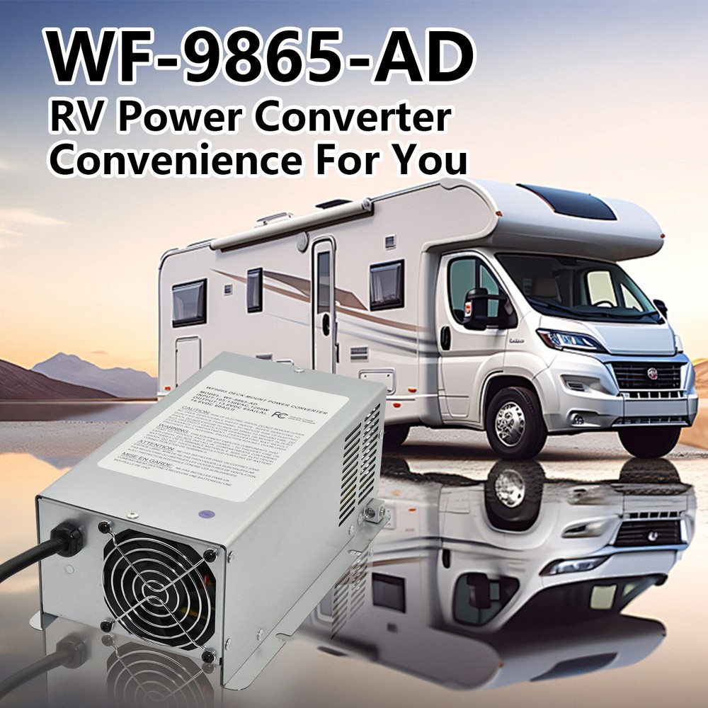 WF-9865-AD 65Amp Deck Mount Converter Replacement for RV Trailer Camper WF-9865
