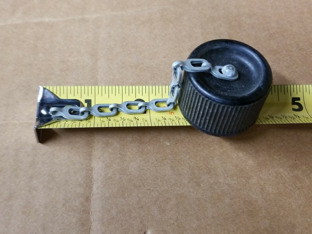 USGI Original Replacement Canteen Cap with Cork and Chain