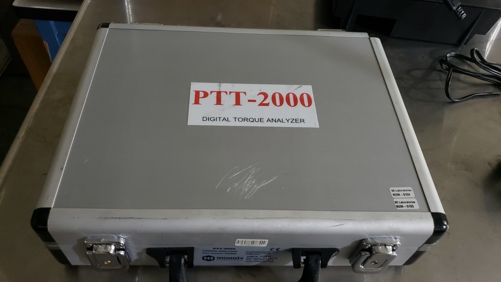 Mountz PTT-2000 Torque Analyzer 072999 Angle Force Torquemate with Sensor