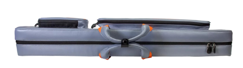 Molinari Retro Flat Cue Bag 2B/4S - Grey + Orange