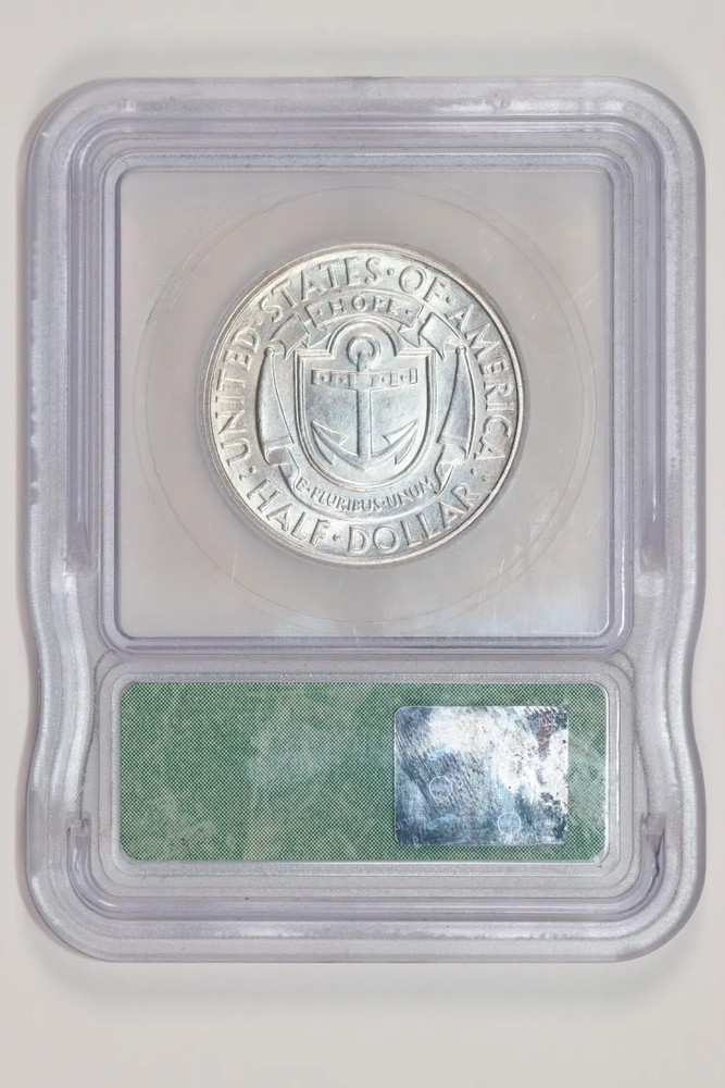 1936-S RHODE ISLAND COMMEMORATIVE HALF DOLLAR ICG MS63