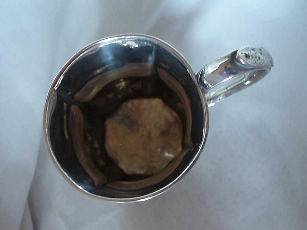 VICTORIAN MUG STERLING SILVER BIRMINGHAM 1855