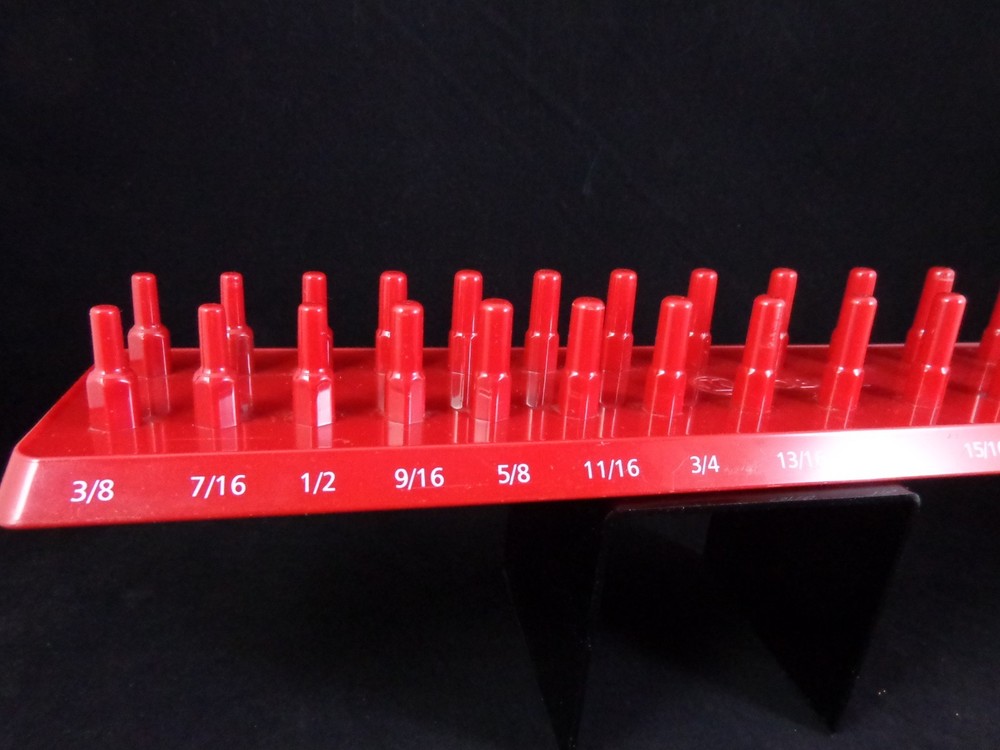 Kobalt 28pc 1/2" Socket Storage Tray Organizer 3/8" - 1-1/4"