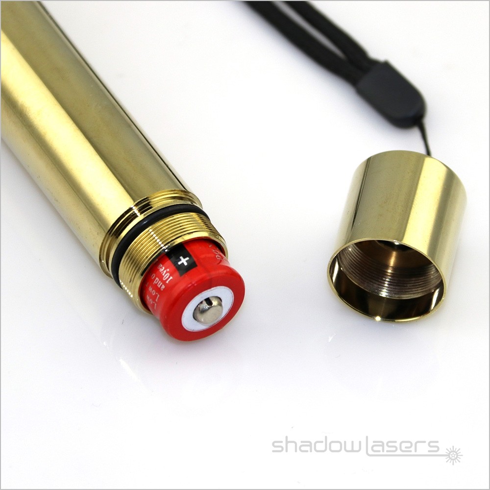 Green Laser Pointer 520nm Adjustable Focus Flashlight Visidle Beam +Case US