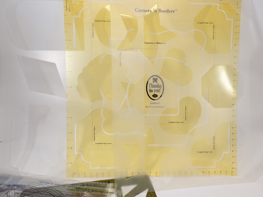 Creative Memories Cutting System, Templates, Blades, Mats with Storage Case.