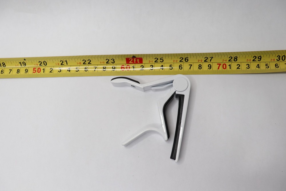 Single-Handed Guitar Capo Quick Change White