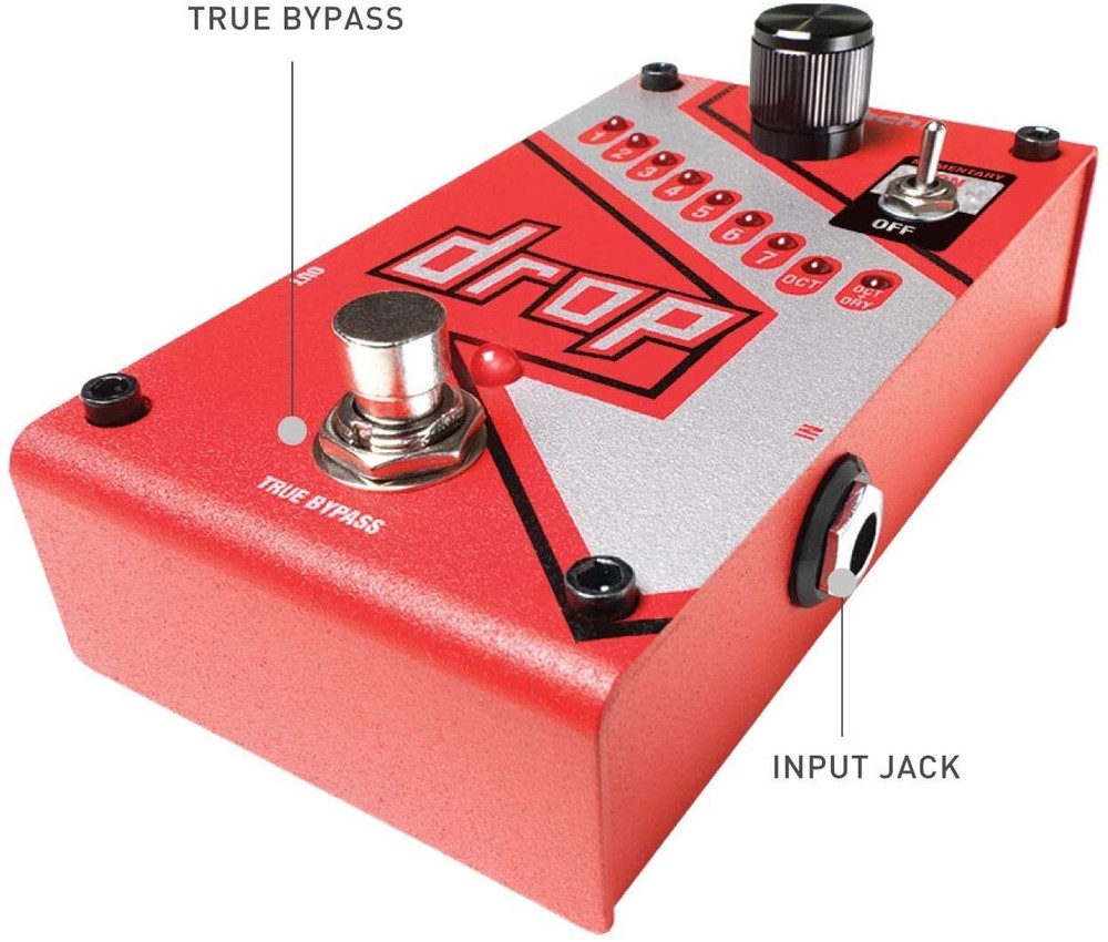 Digitech DROP Compact Polyphonic Drop Tune Pitch-Shifter w/ Tracking NEW