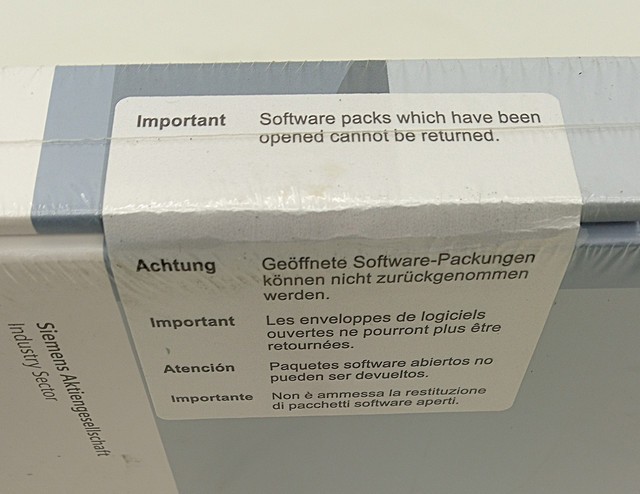 Siemens SIMATIC 6AV66131FA513CA0 WinCC Flexible 2008 Runtime Software