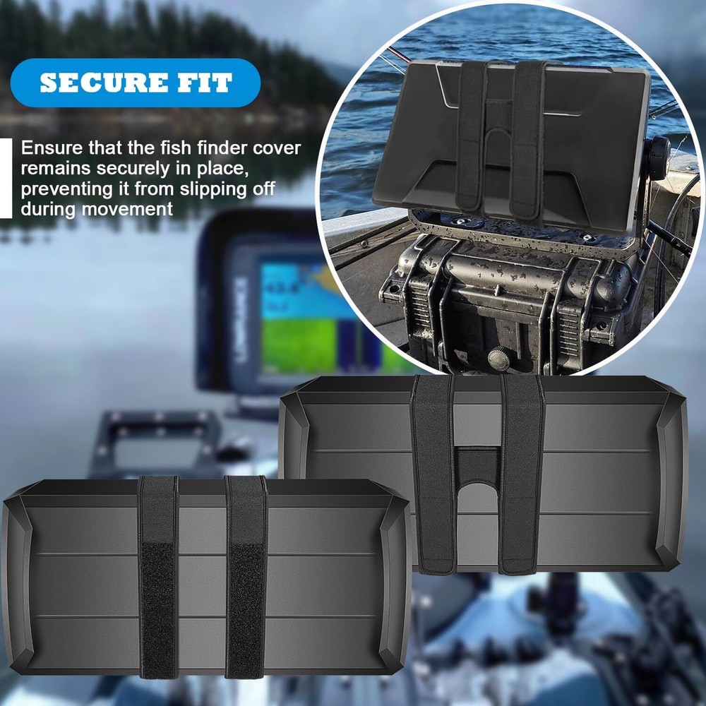 Fish Finder Cover Strap Stabilize Screen Protector for Securing Graph Cover